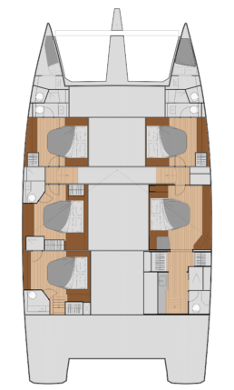 du thuyền Fountaine Pajot Samana 59