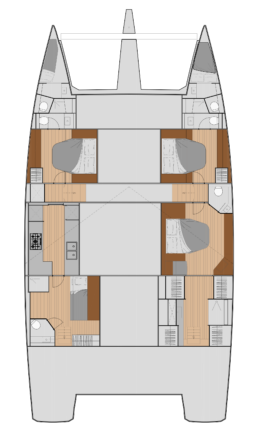 du thuyền Fountaine Pajot Samana 59
