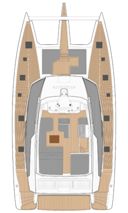 du thuyền Fountaine Pajot Samana 59
