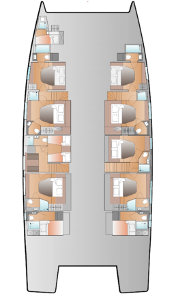 du thuyền Fountaine Pajot Thira 80 Vietyacht Plus