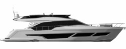 du thuyền Ferretti Yacht 670 new
