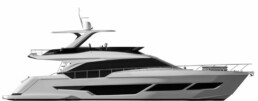 du thuyền Ferretti Yacht 670 new