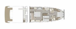 du thuyền Ferretti Yacht 670 new