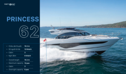 du thuyen cho thue Princess 62