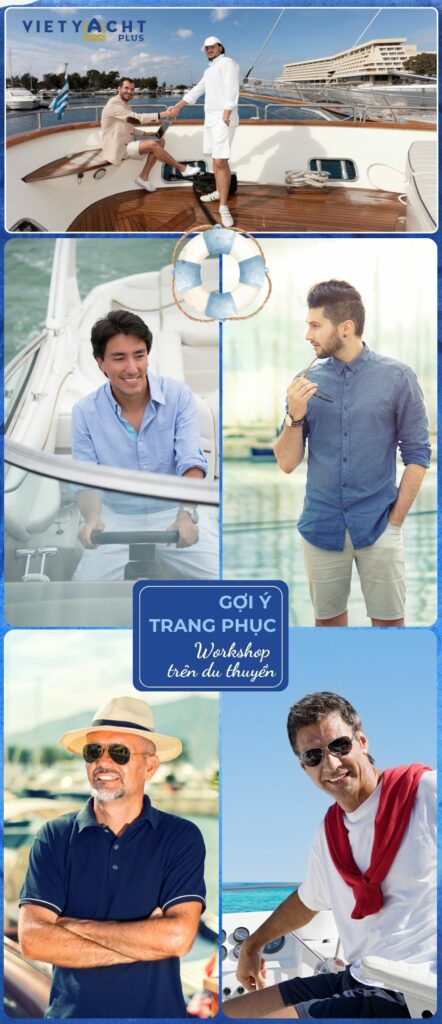 trang phục workshop trên du thuyền