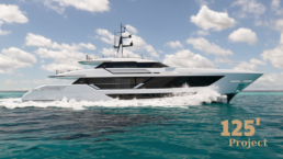 du thuyền Custom Line 125' project