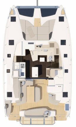 du thuyền Fountaine Pajot 41 new