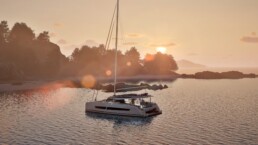 du thuyền Fountaine Pajot 44 new