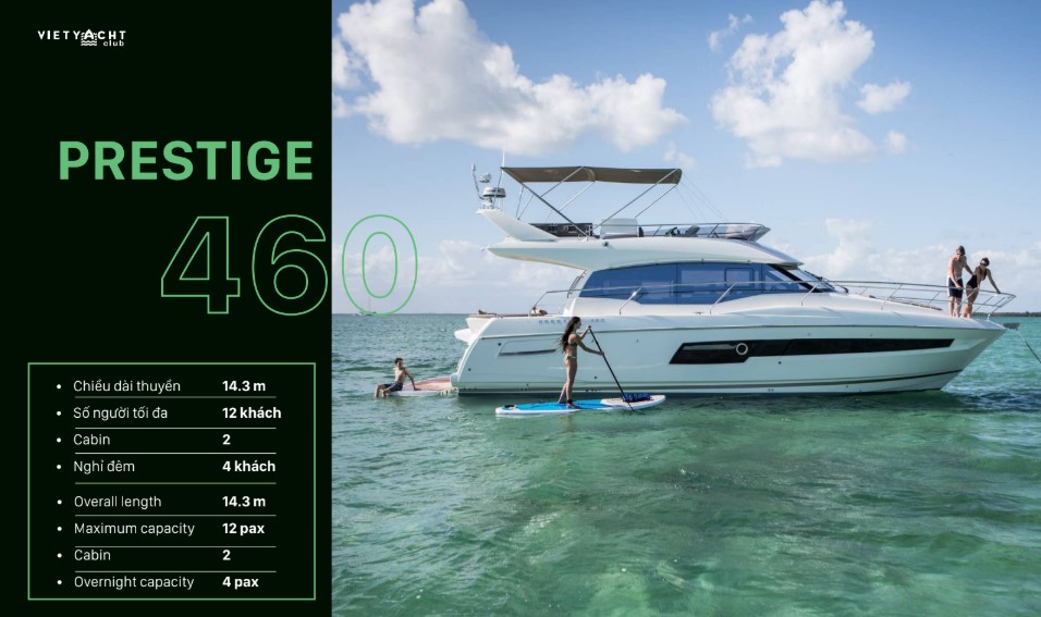 du thuyen cho thue Prestige 460
