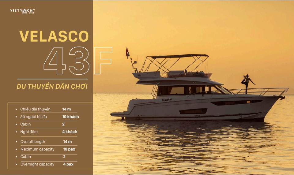 du thuyen cho thue Velasco 43F