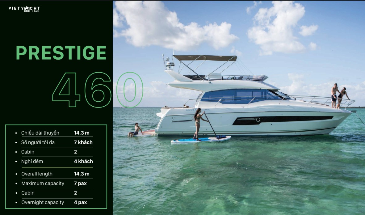 du thuyen cho thue halong - Prestige 460 - Vietyacht Plus