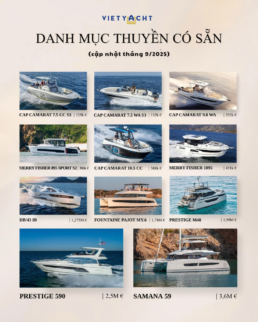 bán du thuyền có sẵn từ Pháp
