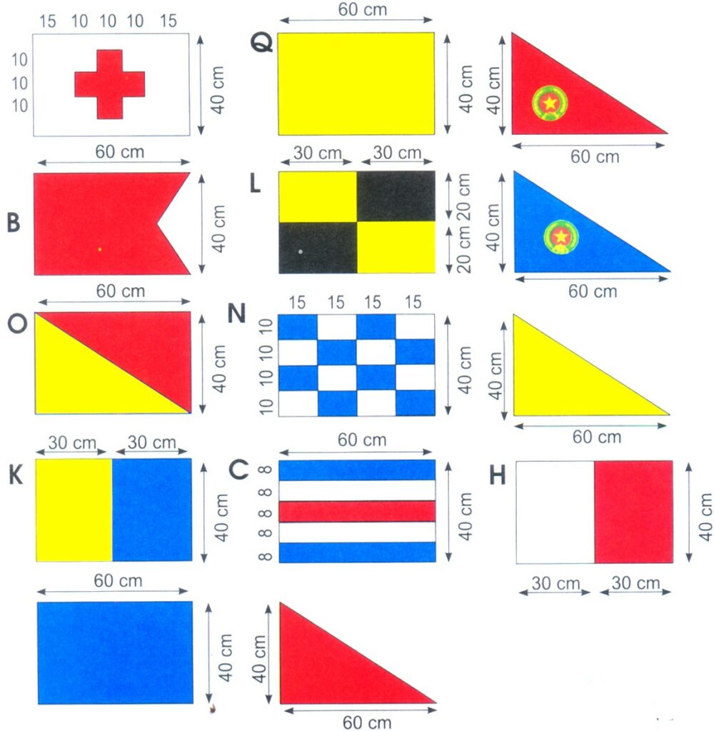 bang lai thuyen - cờ hiệu