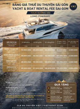 du thuyen cho thue Saigon - Vietyacht Plus