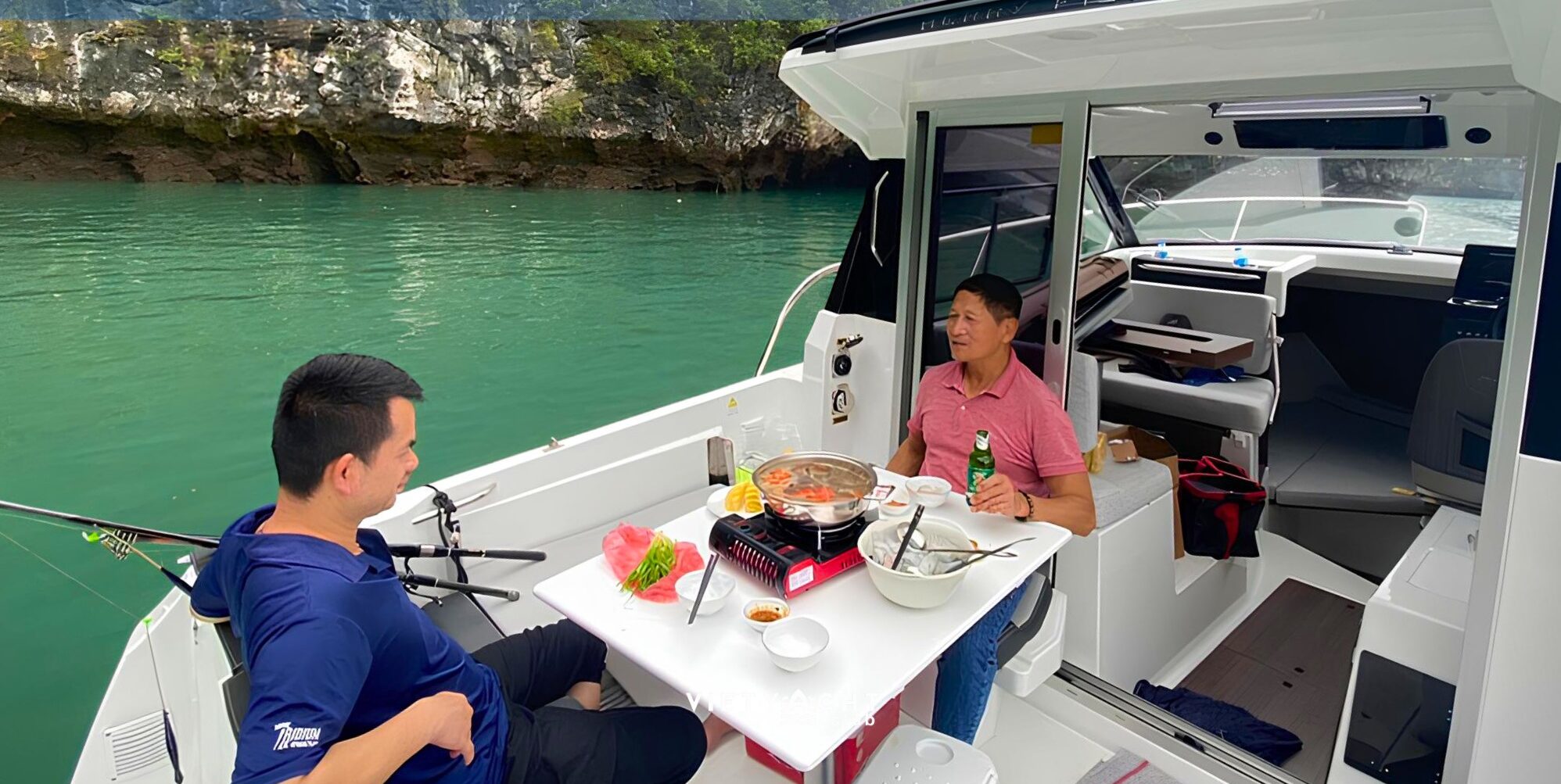 du thuyen cho thue - Vietyacht Plus tour cau ca