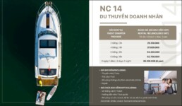 du thuyen cho thue NC14 tai Ha Long, Vietyacht Plus